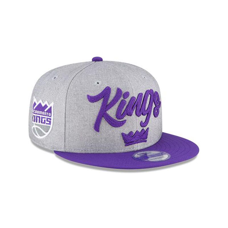 NBA Sacramento Kings Official Draft 9Fifty Snapback (FKQ6790) - Grey New Era Caps